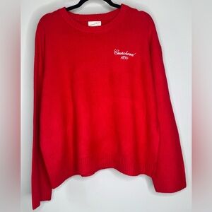 NWT Alpine Knit Bouclé crew neck sweater